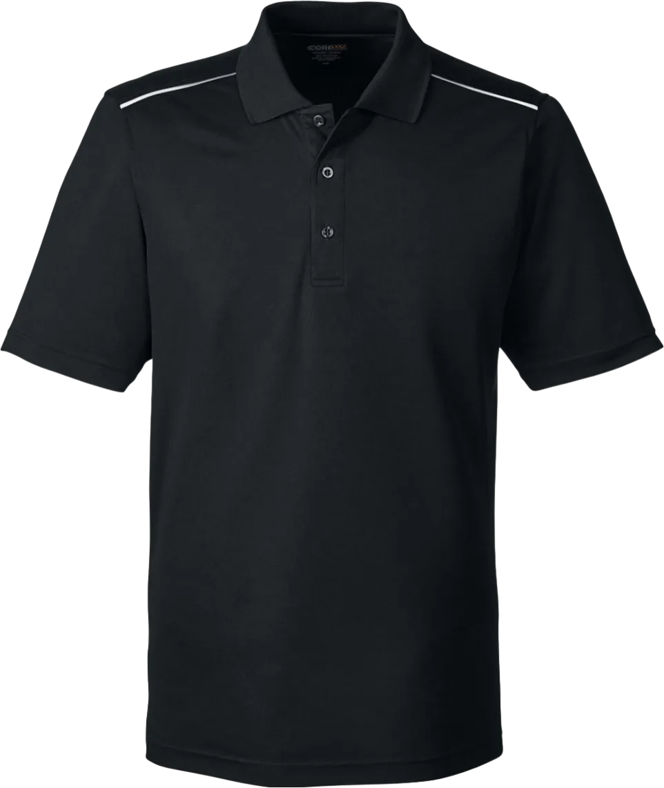 Men's Radiant Performance Piqué Polo with Reflective Piping