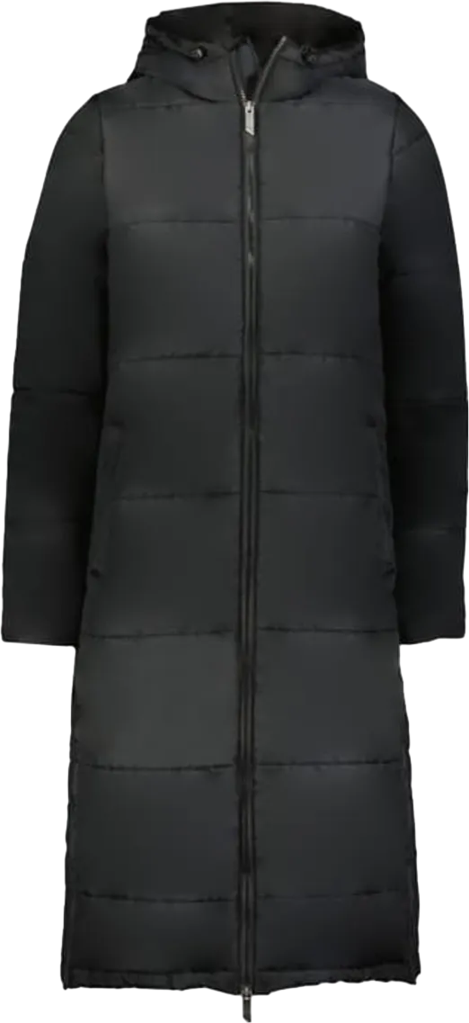 Ladies Cold Secure Long Puffer Jacket