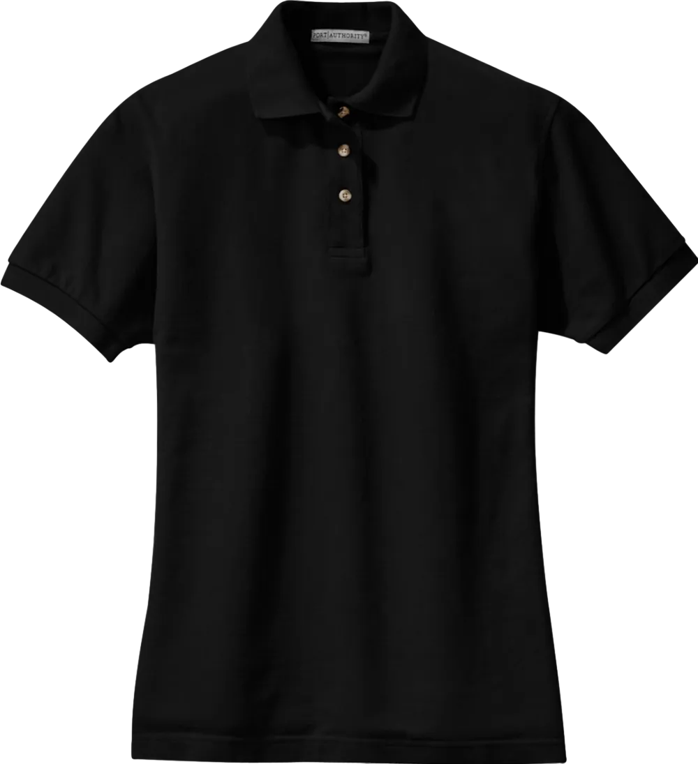 Ladies Heavyweight Cotton Pique Polo