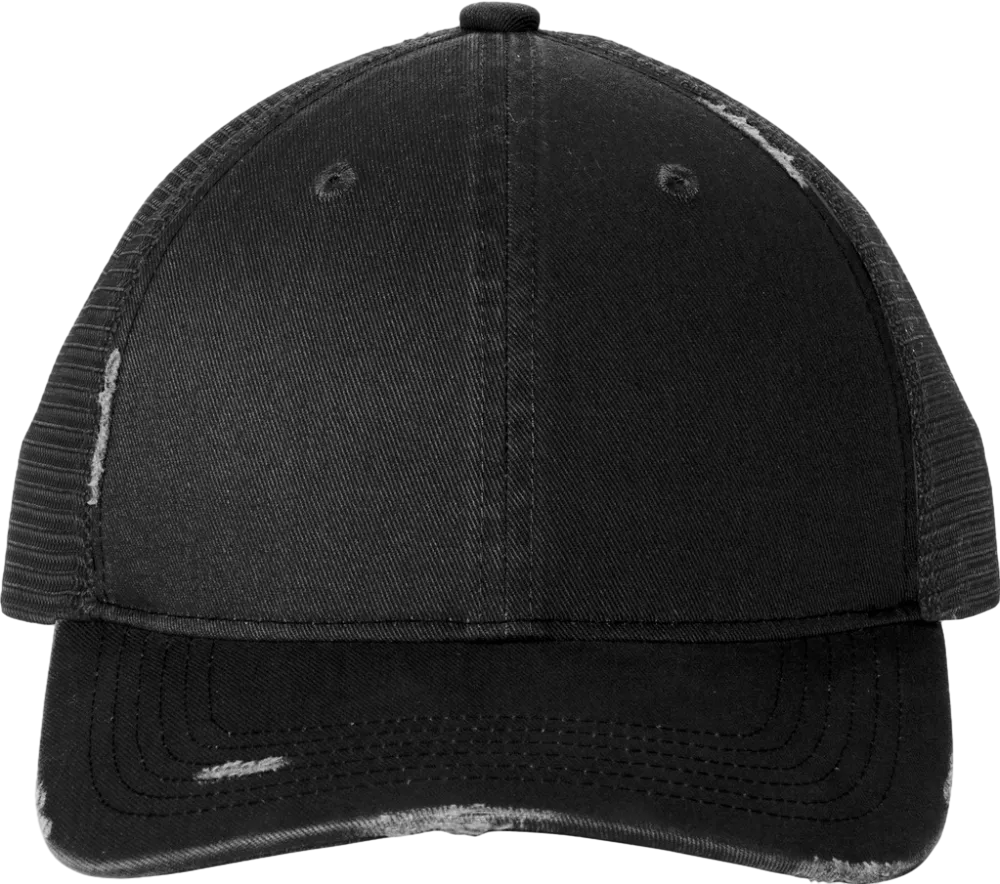 Distressed Mesh Back Cap