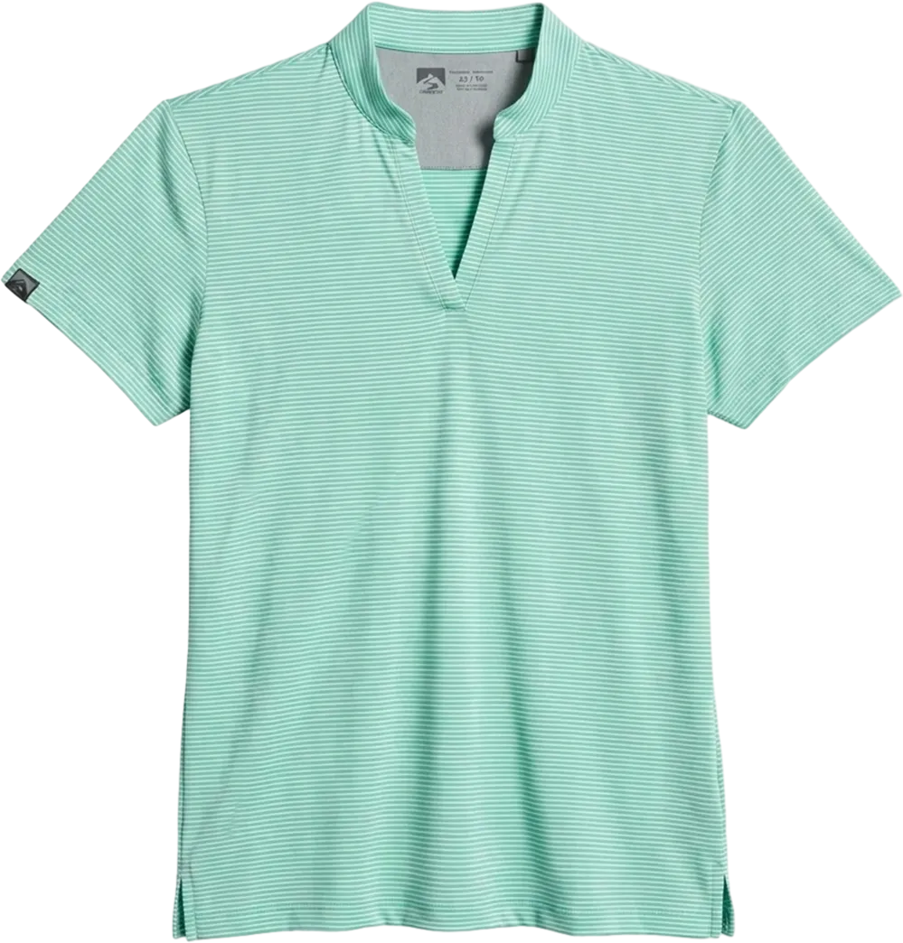 Women's Optimist II Microstripe Short Sleeve Polo