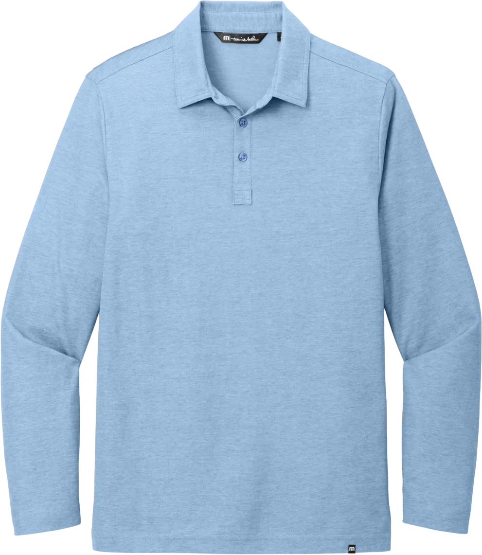 Oceanside Heather Long Sleeve Polo