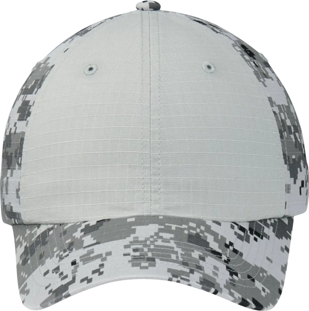 Colorblock Digital Ripstop Camouflage Cap