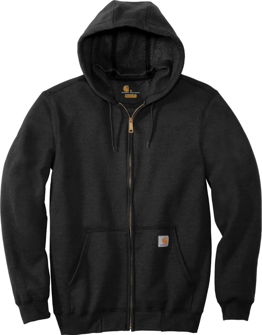 Midweight Hooded Zip-Front Sweatshirt