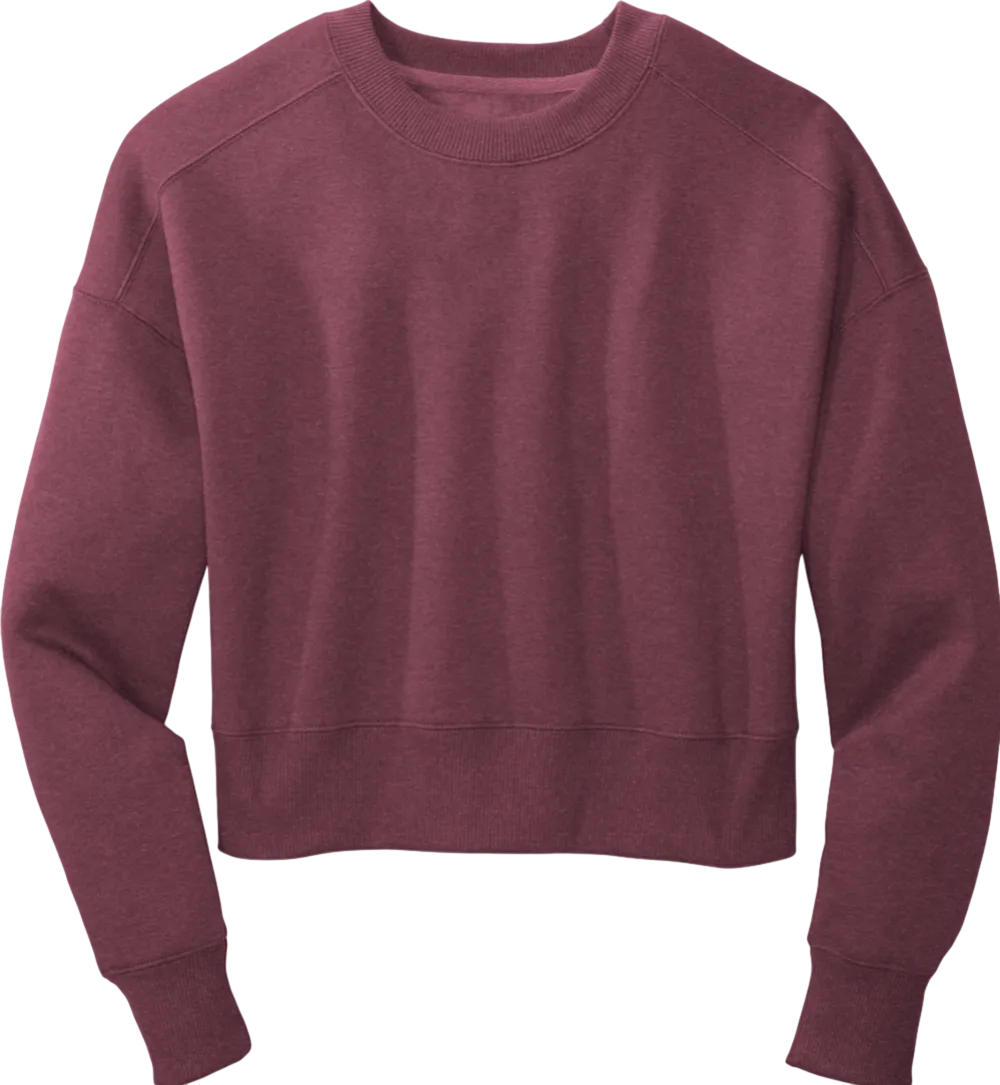 Women's Perfect Weight Fleece Cropped Crew