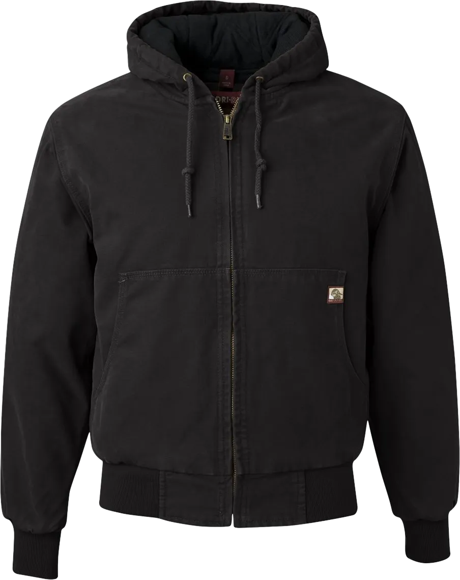 Cheyenne Boulder Cloth Hooded Jacket with Tricot Quilt Lining