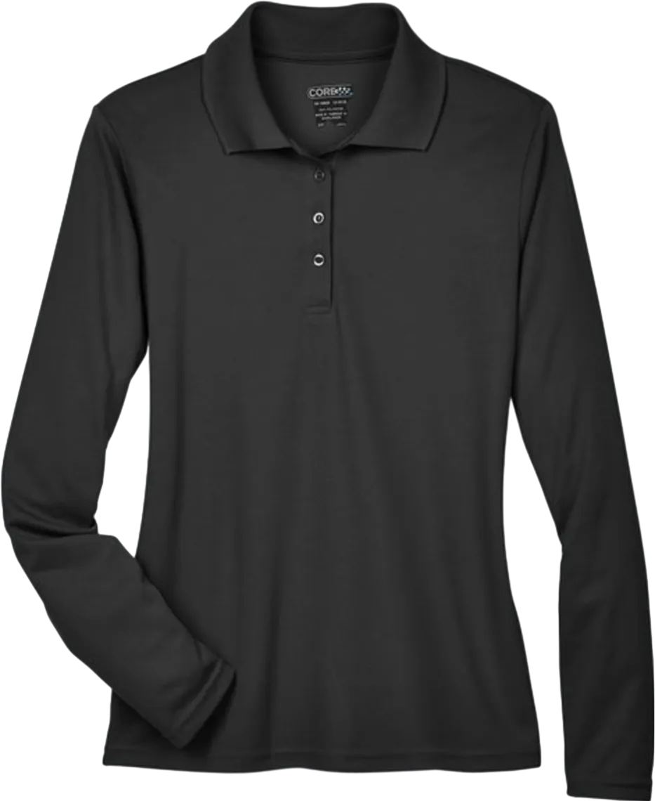 Ladies' Pinnacle Performance Long-Sleeve Piqué Polo