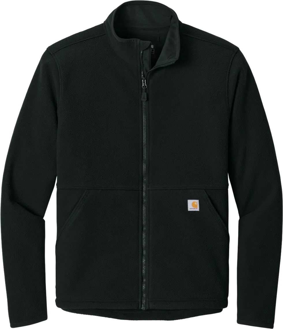 Textured Full-Zip Fleece Jacket