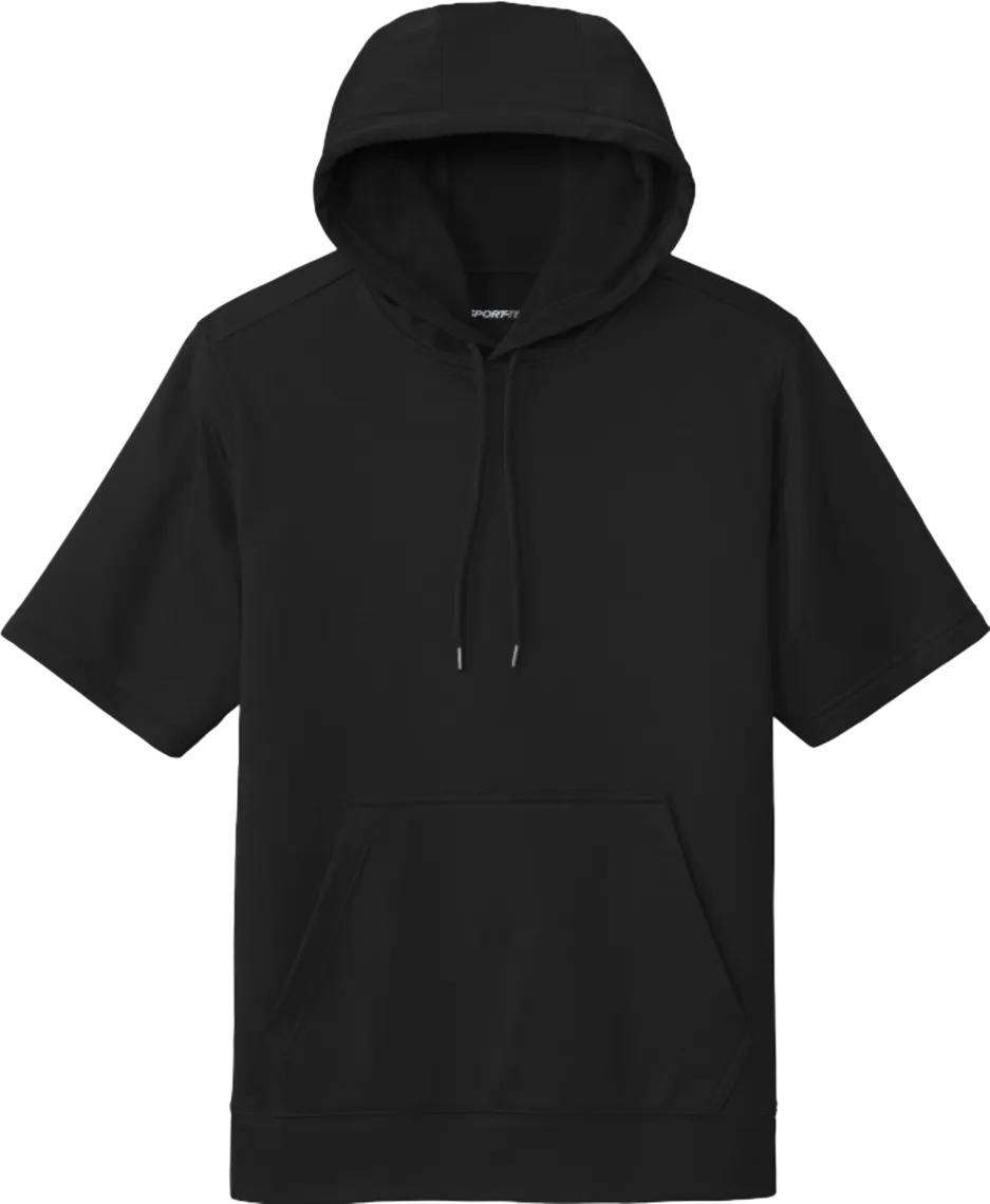 Sport-Wick Fleece Short Sleeve Hooded Pullover