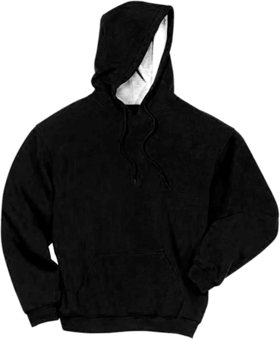 Reverse Weave Pullover Hooded Sweatshirt
