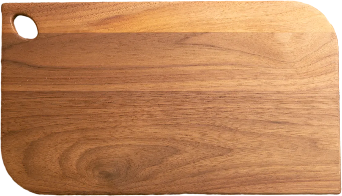 Walnut Charcuterie / Serving Board - 8"x14" with Cutout