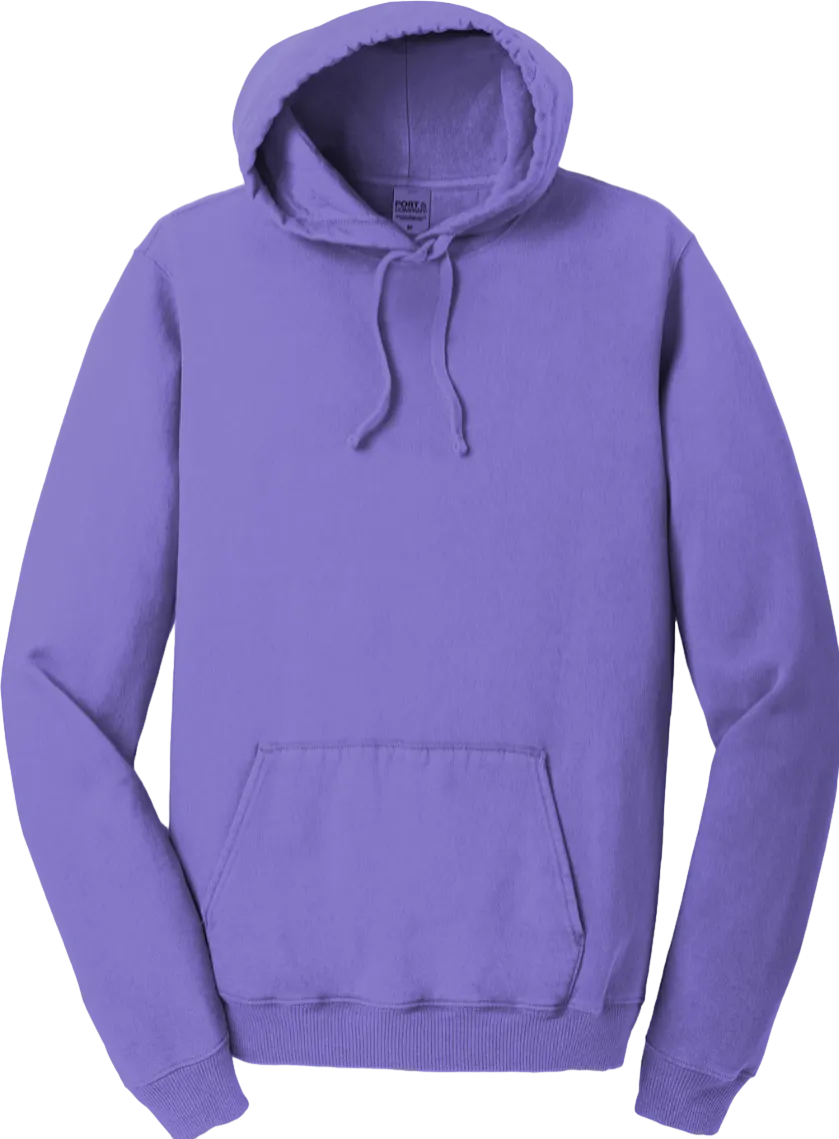 Beach Wash Garment-Dyed Pullover Hooded Sweatshirt