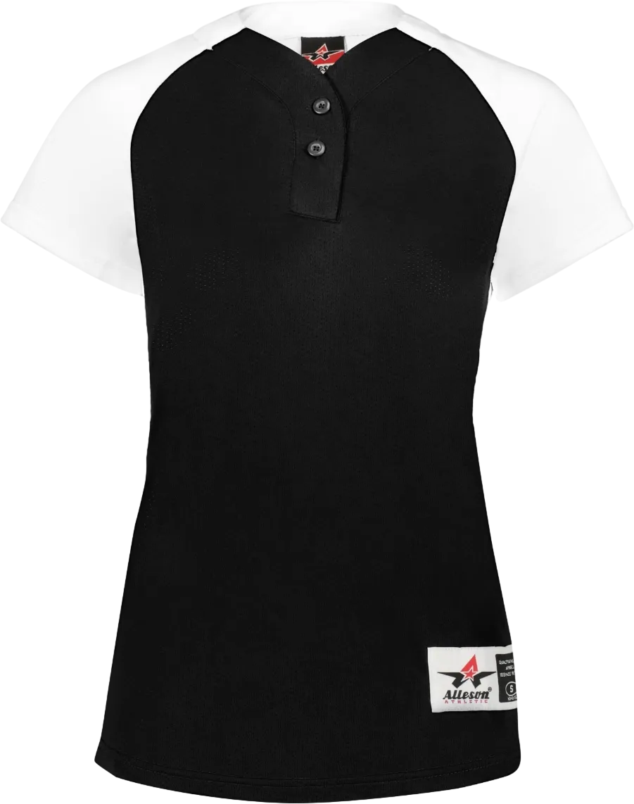Alleson Athletic Ladies Two-Button Softball Jersey