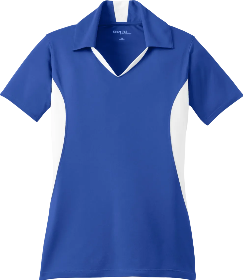 Ladies Side Blocked Micropique Sport-Wick Polo
