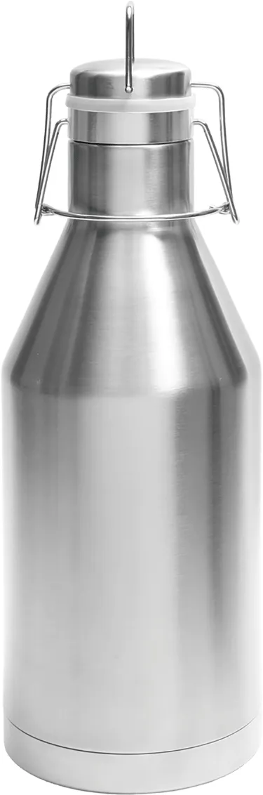 64 oz Stainless Steel Insulated Growler with Swing-Top Lid