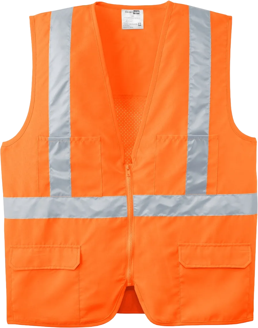 ANSI 107 Class 2 Mesh Back Safety Vest