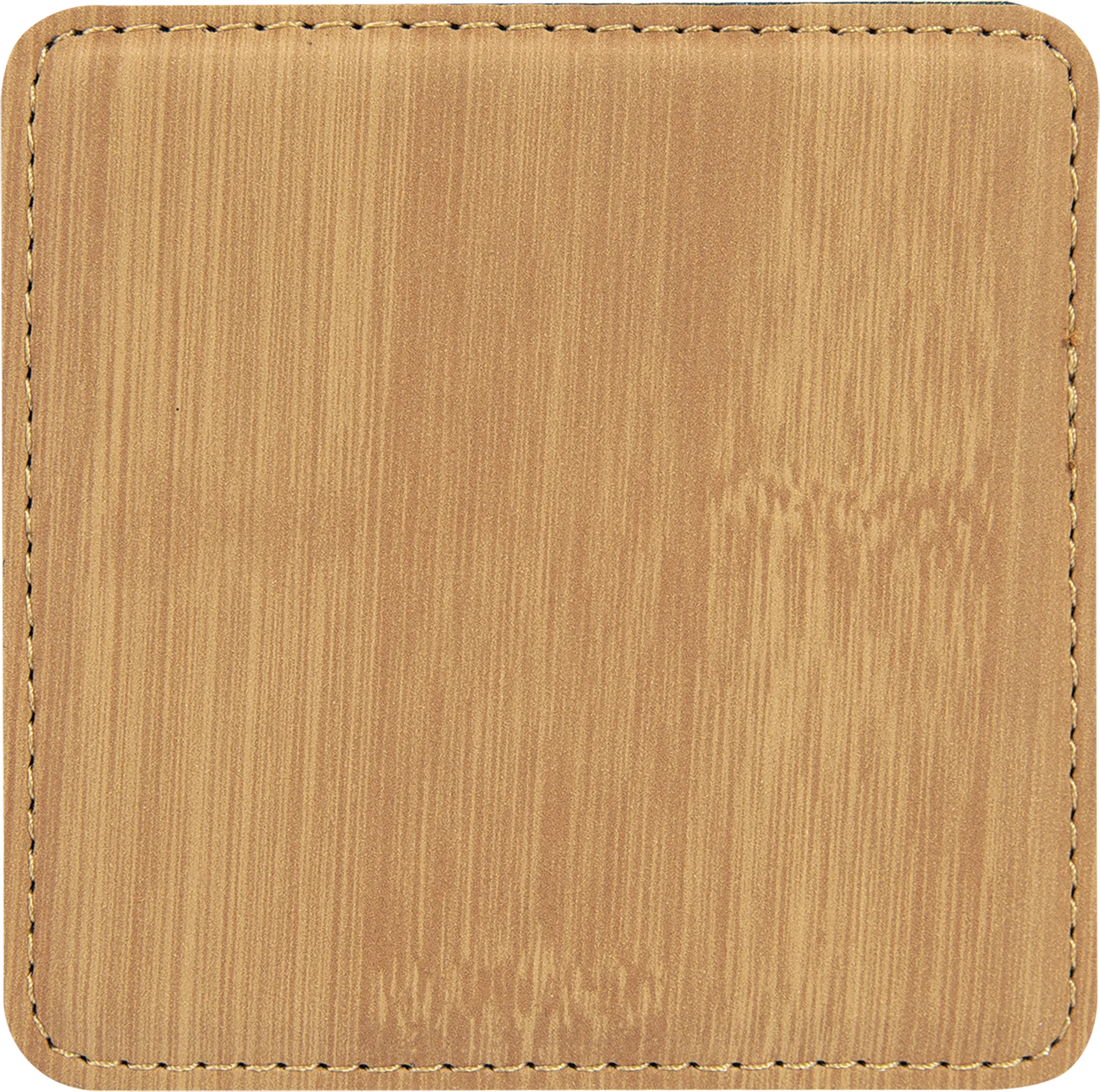 4" x 4" Square Laserable Leatherette Coaster