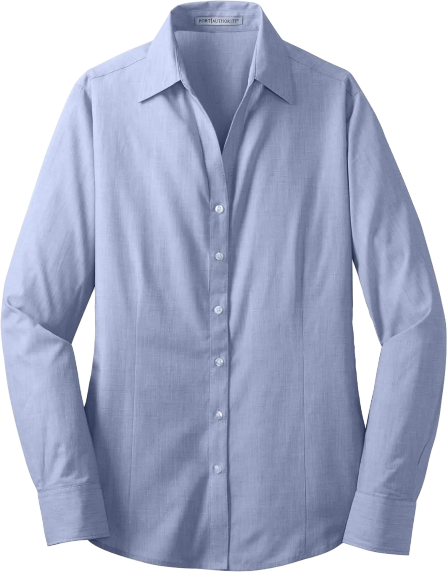 Ladies Crosshatch Easy Care Shirt