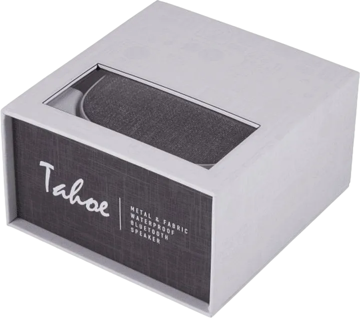 Tahoe Metal & Fabric Waterproof Bluetooth Speaker