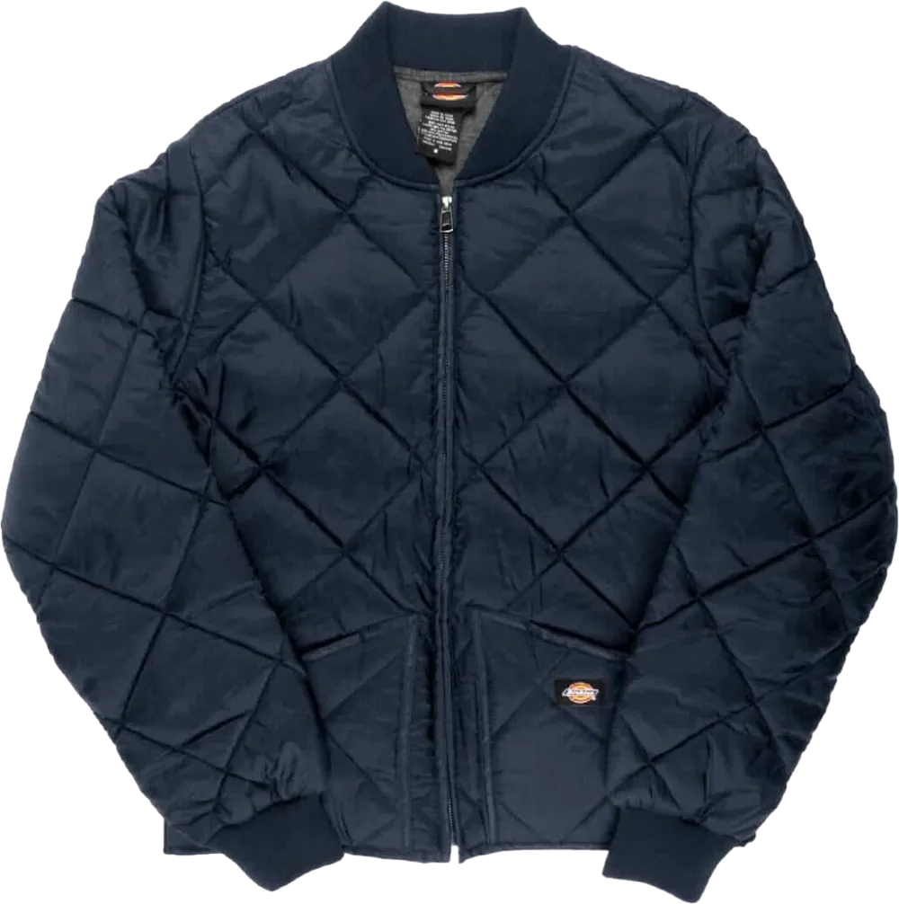 Men's Diamond Quilted Nylon Jacket