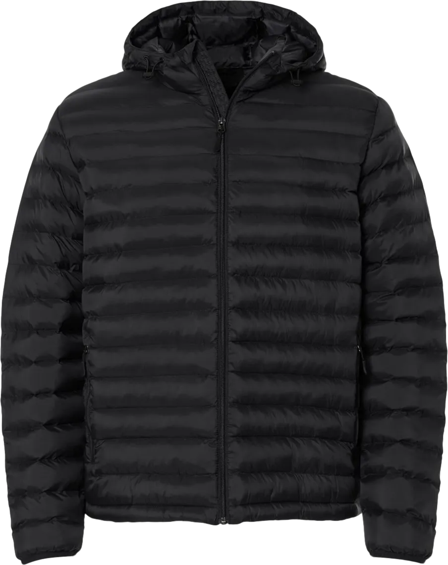 Weatherproof Men's Lightweight Poly-filled Hooded Puffer Jacket