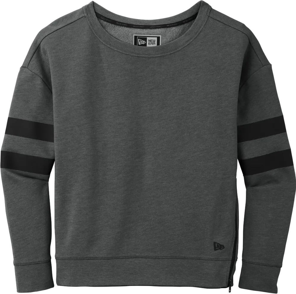 Ladies Tri-Blend Fleece Varsity Crew