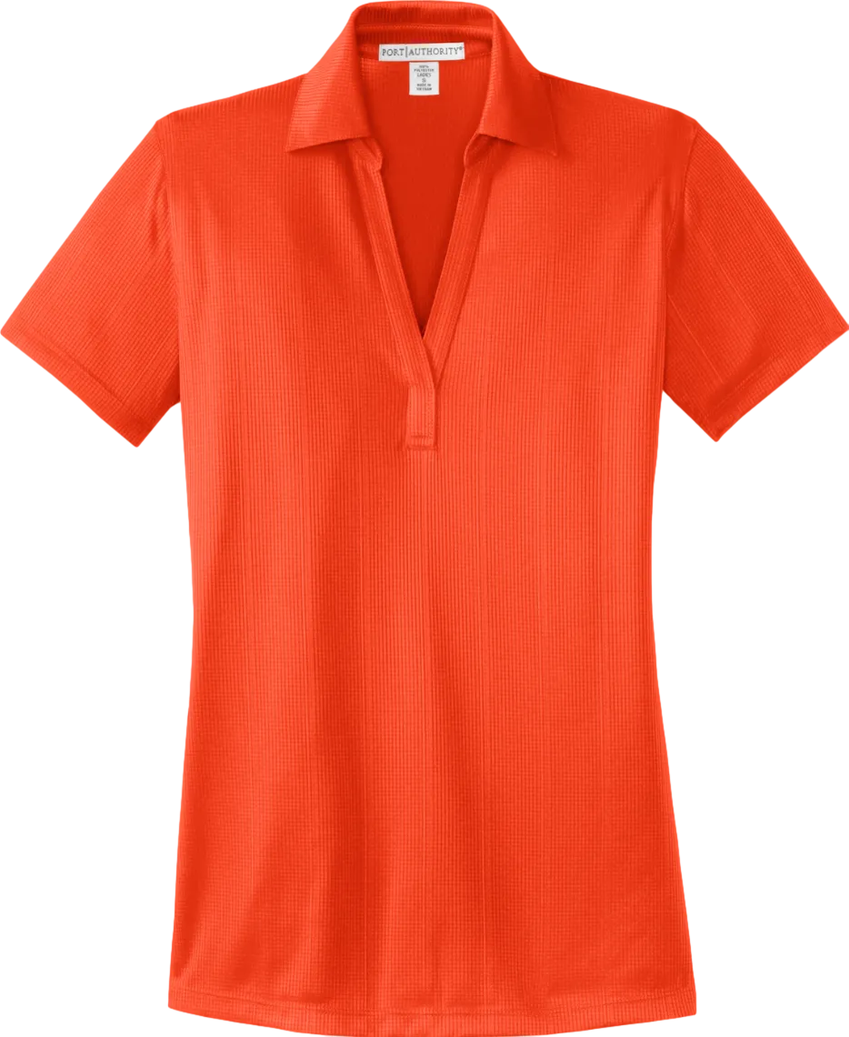 Ladies Performance Fine Jacquard Polo