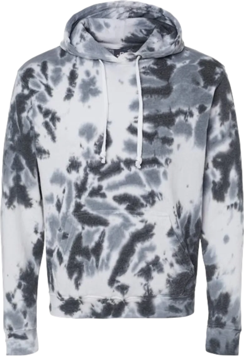 Tie-Dyed Fleece Hooded Sweatshirt