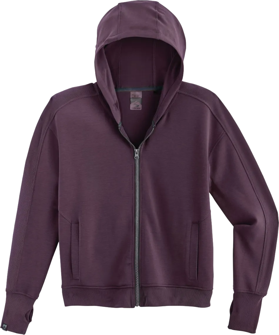 Women's Comfort Zone Super Soft Modal Blend Full Zip Hoodie