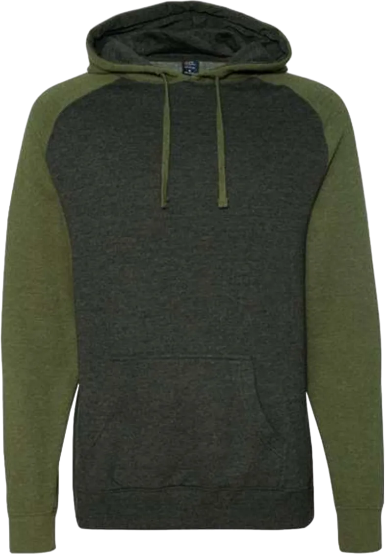 Raglan Hooded Sweatshirt