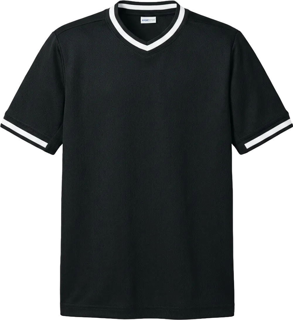 Sport-Tek Youth Tough Mesh V-Neck Baseball Jersey