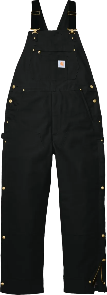 Short Firm Duck Insulated Bib Overalls
