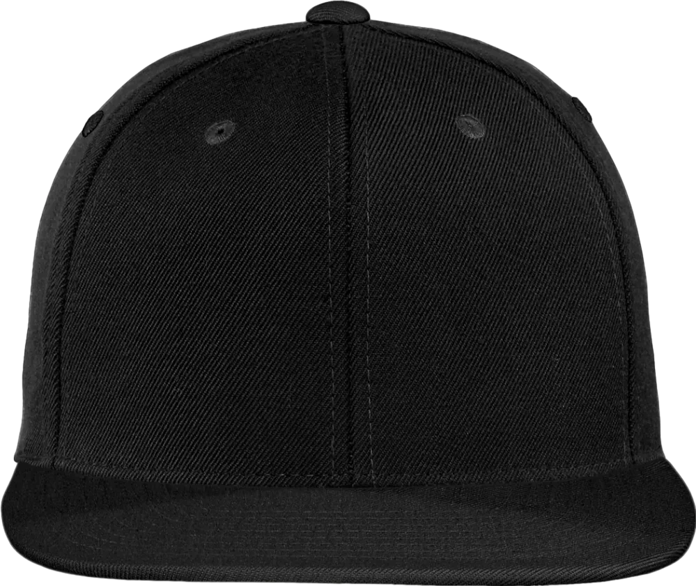 Flat Bill Snapback Cap