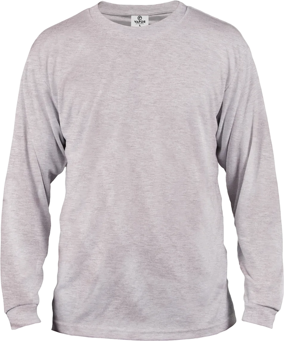 Vapor Apparel SpunSoft Tech Long Sleeve - Ash Heather
