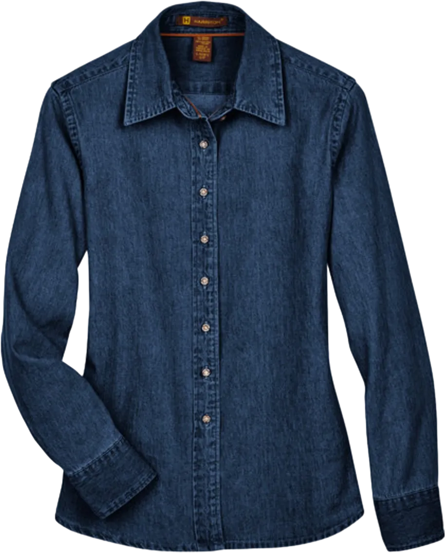 Ladies' Long-Sleeve Denim Shirt