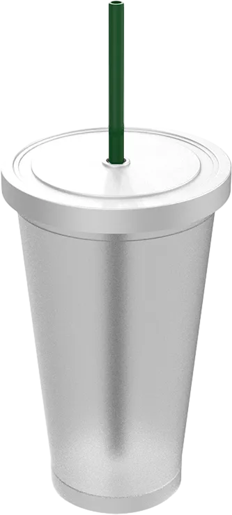 Juice Cup with Lid and Straw
