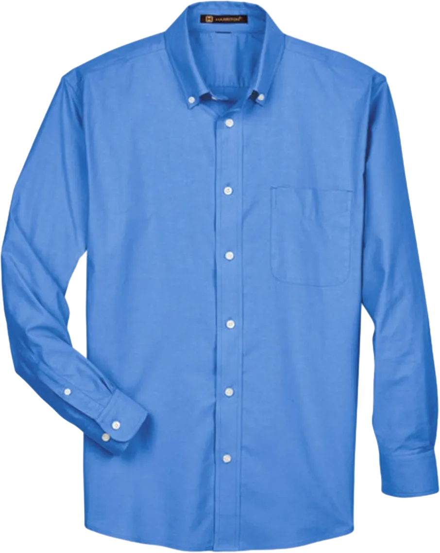Men's Long-Sleeve Oxford with Stain-Release