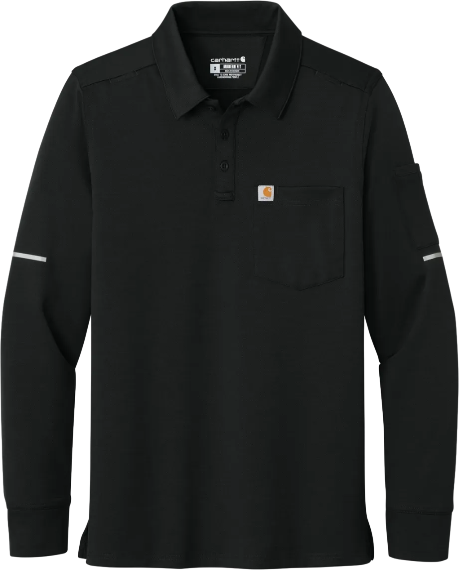 Carhartt FLD & RSCU Long Sleeve Polo
