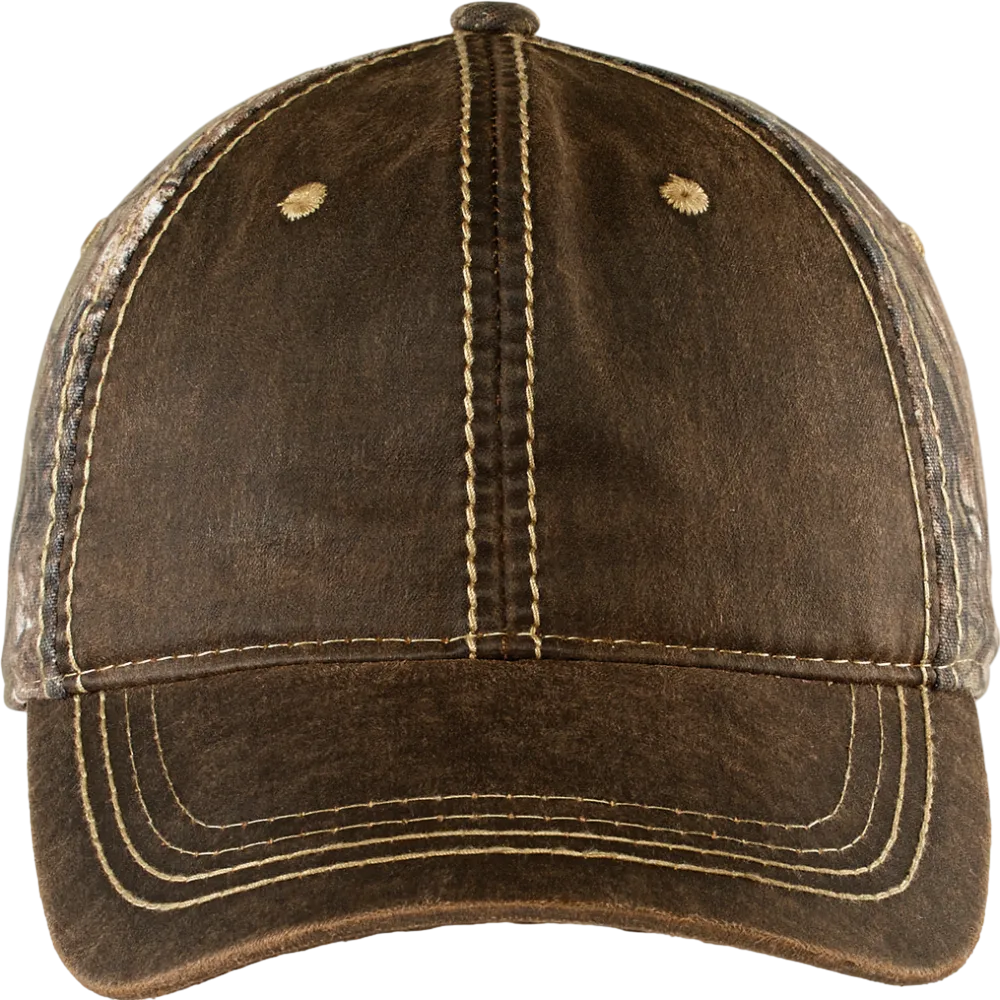 Pigment Print Camouflage Cap
