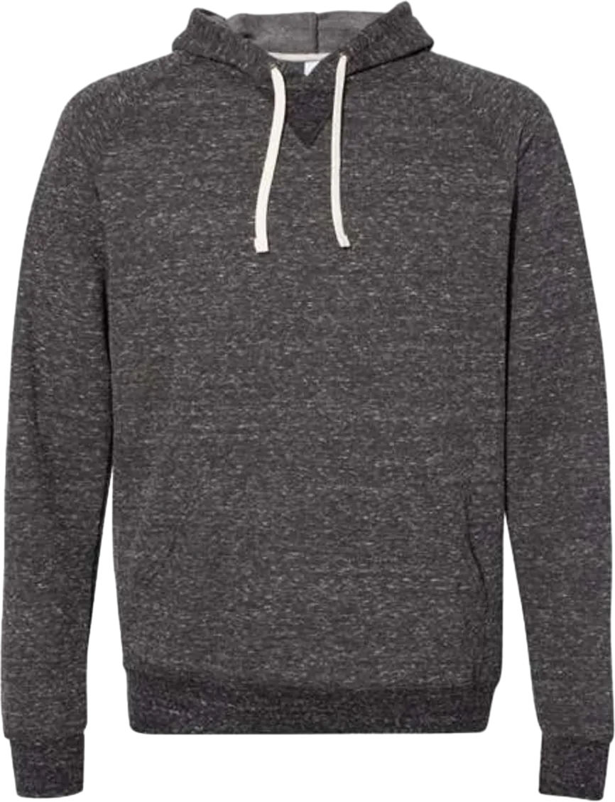 Snow Heather French Terry Raglan Hooded Sweatshirt