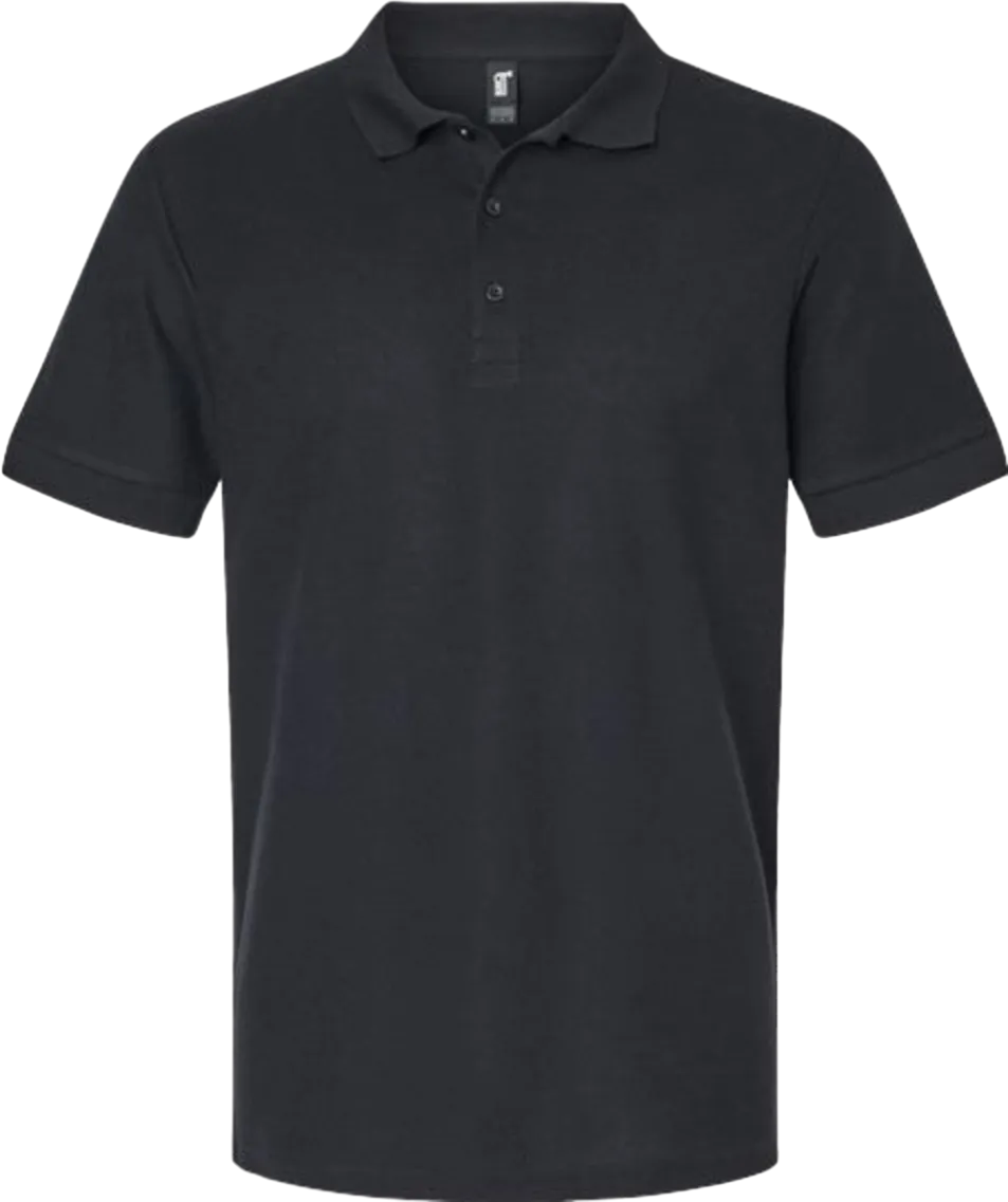Unisex Midweight Double Pique Polo