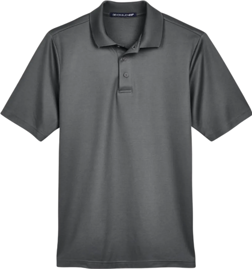 CrownLux Performance Men's Plaited Polo