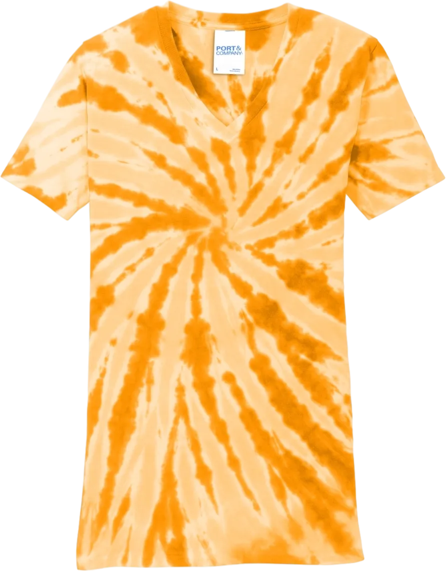 Women's Tie-Dye V-Neck Tee