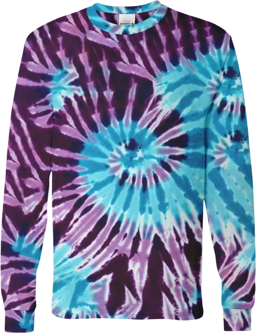 Unisex Tie-Dyed Long Sleeve T-Shirt