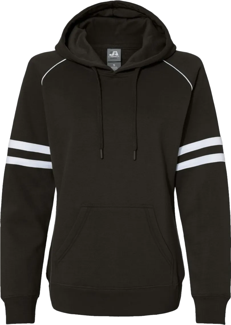 Women's Varsity Fleece Piped Hooded Sweatshirt