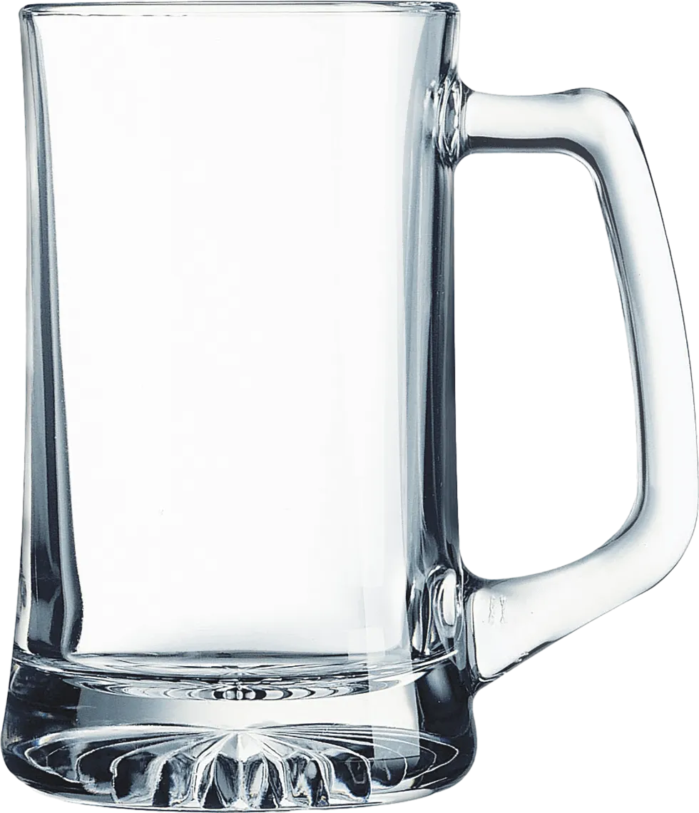 14 oz. Glass Beer Mug with Handle