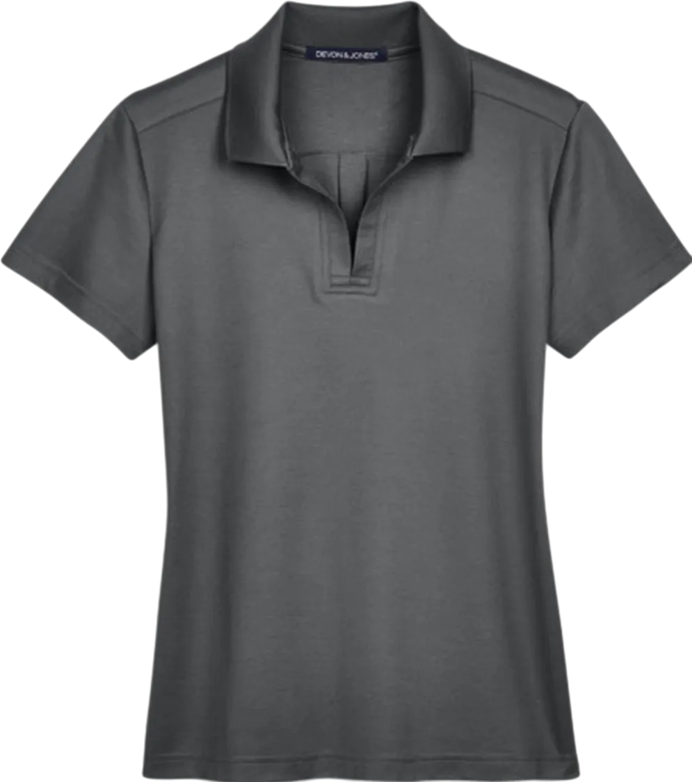 CrownLux Performance Ladies' Plaited Polo