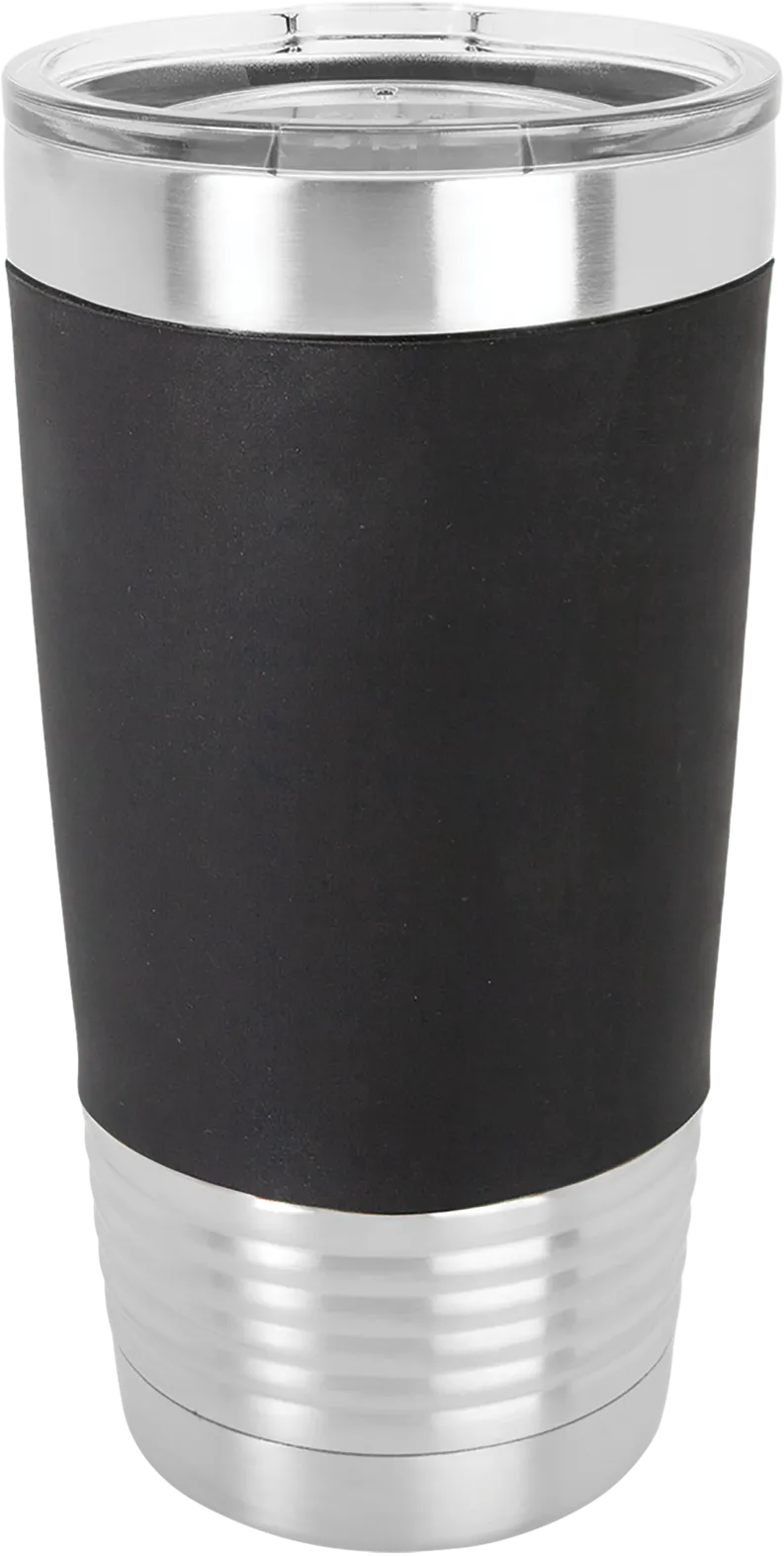 20 oz. Tumbler with Silicone Grip and Clear Lid