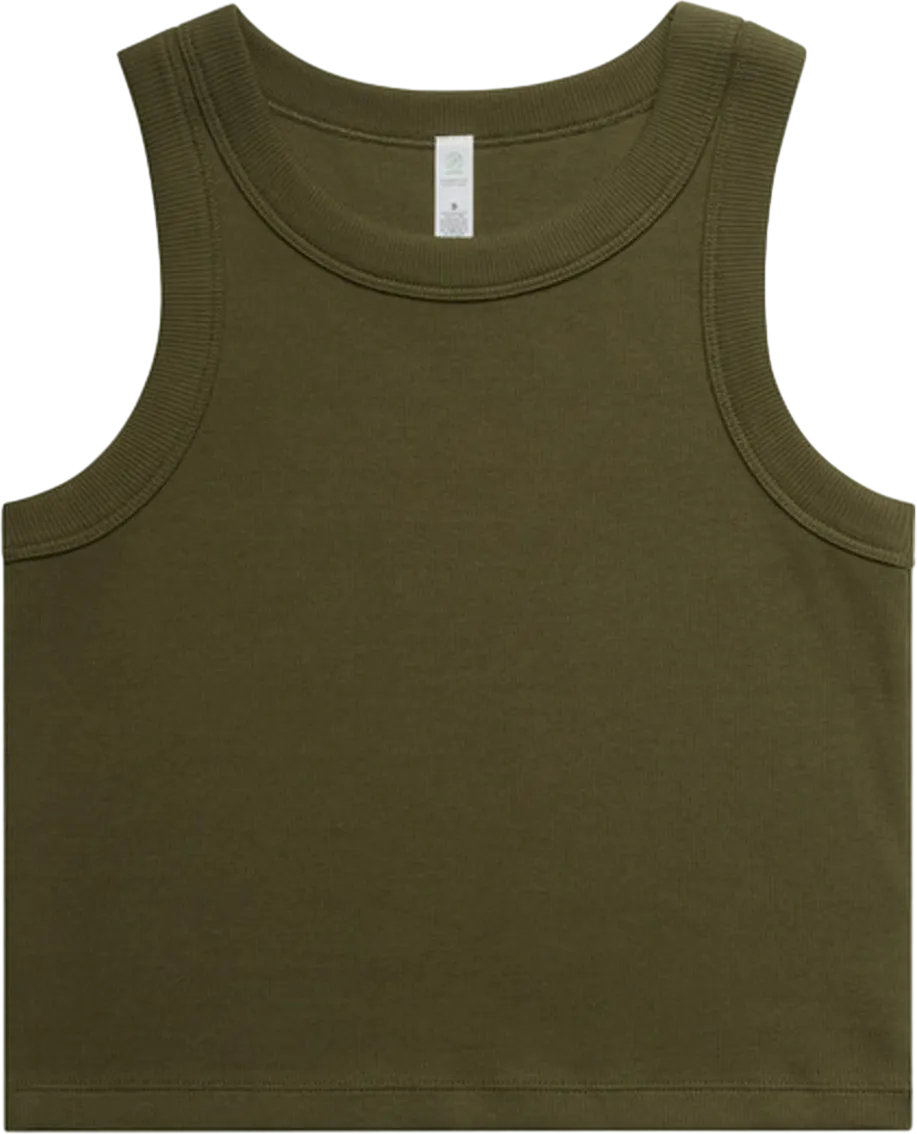 Wo's Organic Rib Crop Tank