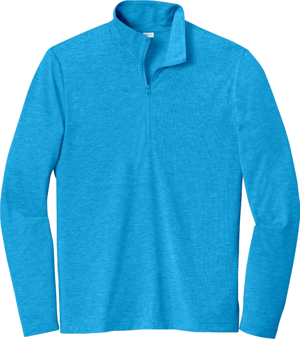 PosiCharge Tri-Blend Wicking 1/4-Zip Pullover